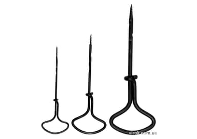 Бури ручні по дереву VOREL, Ø= 1.5, 2, 3 мм, l= 100 мм, 3 шт.(DW)