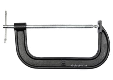 Струбцина з гвинтовим затиском "G" подібна VOREL; l= 250 мм [6]