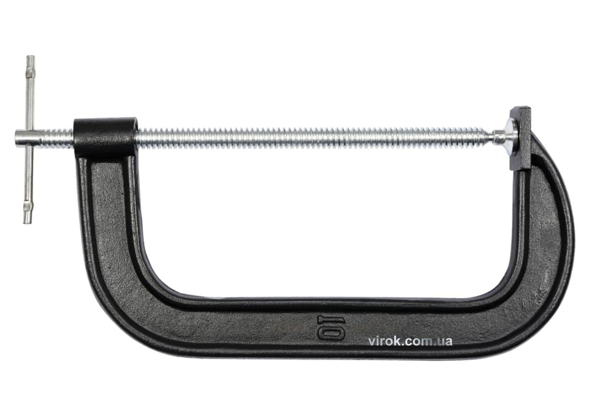 Струбцина з гвинтовим затиском "G" подібна VOREL; l= 250 мм [6]