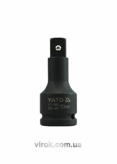 Подовжувач ударний YATO : квадрат 3/4", L= 100 мм [8/32]