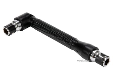 Тримач насадок викруткових двосторонній YATO : 1/4", кут- 90°, l= 105 мм. [60/240]