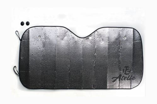 Шторка сонцезахисна 130х60см срібляста 12 Atelie