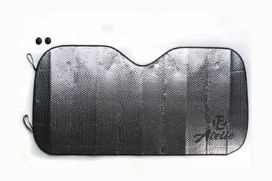 Шторка сонцезахисна 130х60см срібляста 12 Atelie