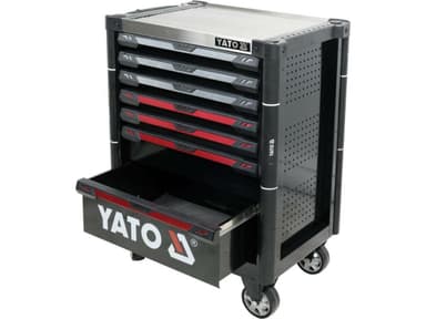 Шафа-візок для інструментів YATO з 7 шуфлядами, 977x 725x 480 мм, 2 ключі, 4 колеса з гальмами