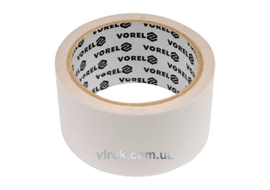 Стрічка самоклеюча VOREL поліпропіленова 2-стороння, 50мм x 5м [72]