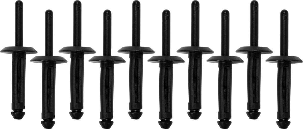 Заклепки пластикові YATO, 5.0x17.2 мм, 10 шт.Nylon [250](DW)