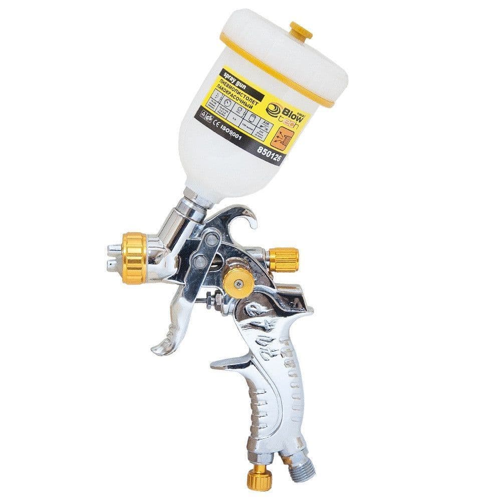 SIGMA Фарборозпилювач HVLP Ø0.8мм з в/б (пласт)