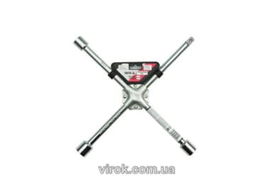 Ключ для коліс хрестоподібний YATO 17х19х21x1/2" зміцнений [10]