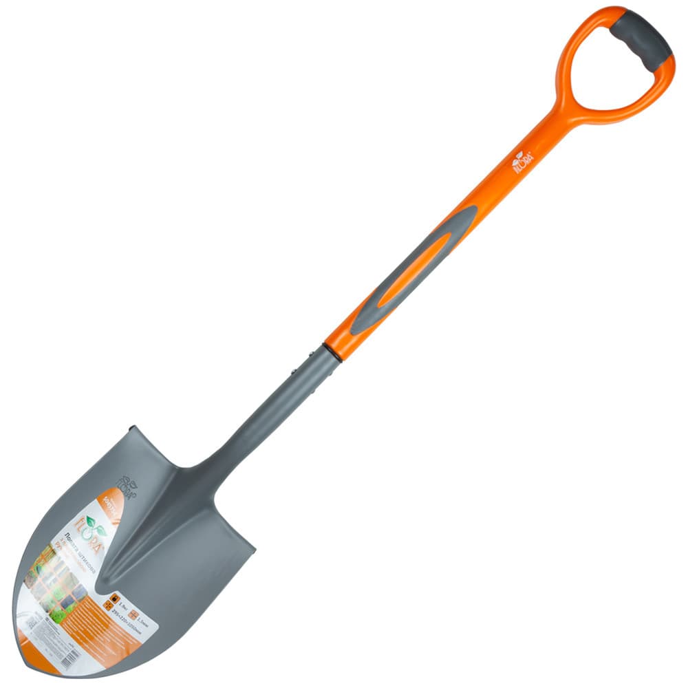 SIGMA Лопата штикова з пластиковою ручкою 295*220*1050 мм 1,9 кг (американка)