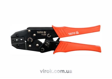 Кліщі для обтискання і зачистки проводів YATO, L=230 мм [5/30]