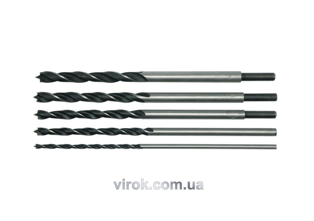 Свердла по дереву STHOR : Ø= 6.0 - 14.0 мм, набір 6 шт. [25]
