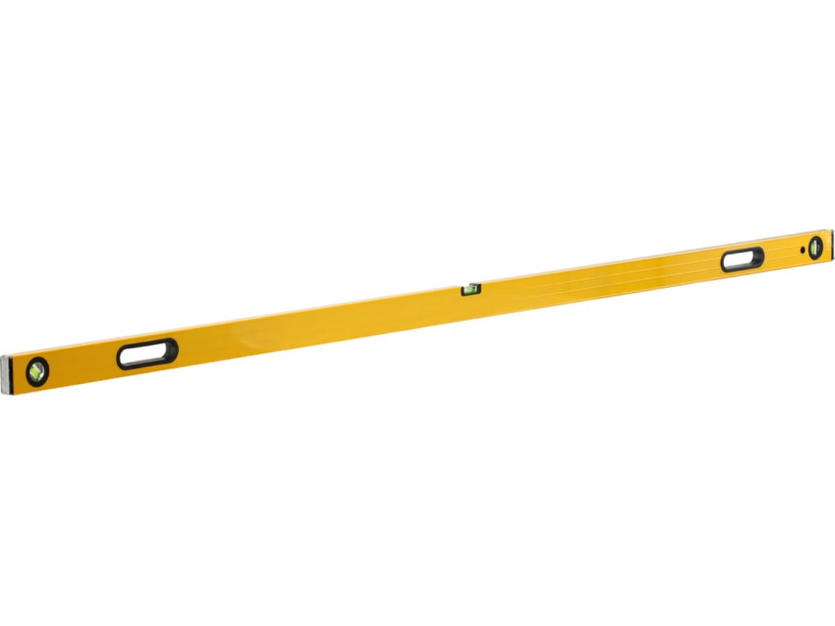 Рівень алюмінієвий VOREL : L= 200 cм, 3 капсули, 2 ручки [10/20]