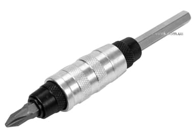 Тримач-адаптер магнітний рухомий YATO : HEX - 1/4", L= 100 мм, під кутом 15°, CrV(DW)