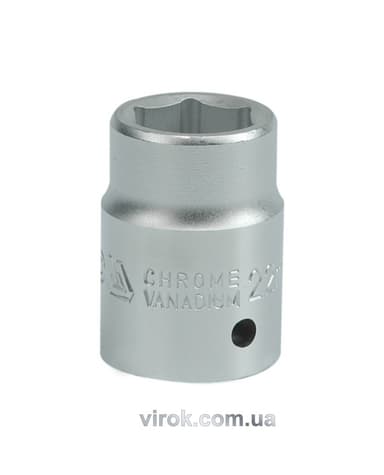 Головка торцева 6-гранна YATO : квадрат 3/4", М= 22 мм, L= 50 мм [12/96]