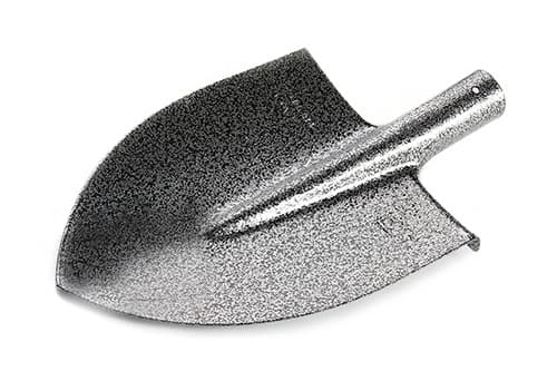 Лопата штикова гостра 220×300×390мм молоткове покриття СИЛА