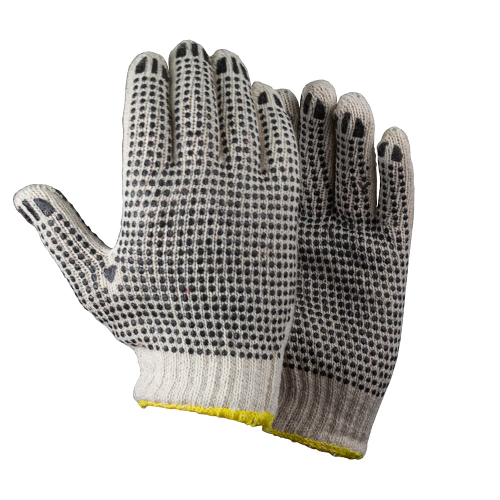 Рукавички трикотажні з крапковим ПВХ покриттям р9 (двосторонні, манжет) SIGMA (9442321)