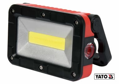 Прожектор з COB-діодним випромінювачем, переносний YATO : 3.7В 2Агод, 5Вт, 300 lm, 5 режимів +магніт