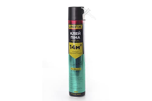 Клей-піна ручна Premium 14 м² 750мл UNIFIX