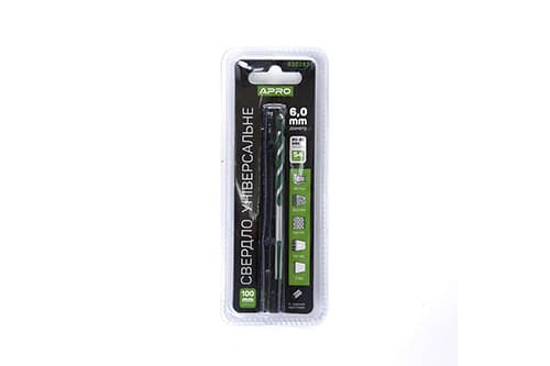 Свердло універсальне 6*100мм APRO