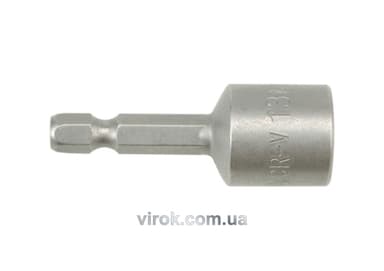 Насадка торцева магнітна 6-гранна YATO : HEX М13 x 48 мм. HEX Ø= 1/4" [200/600]
