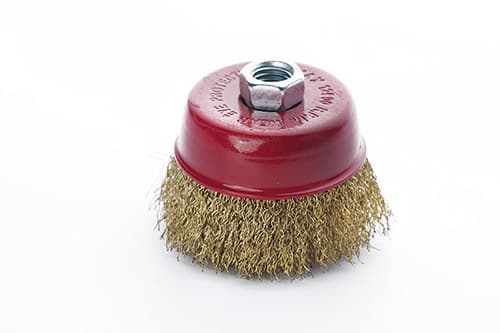 Щітка чаша латунна дріт 75мм (КШМ) APRO