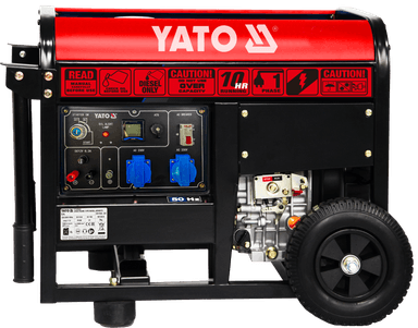 Генератор струму дизельий YATO: P= 3.2 кВт, U= 230 V AC
