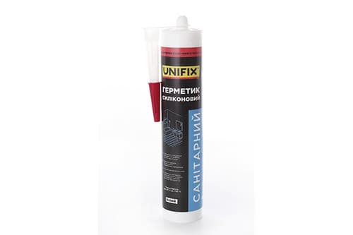Герметик силіконовий санітарний UNIFIX (білий) 280мл