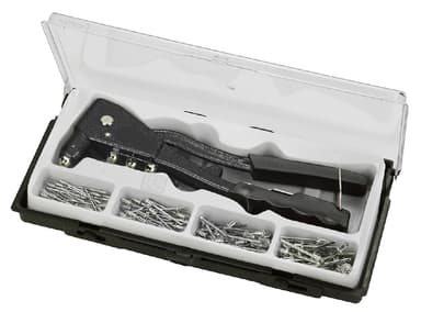 Заклепочник з набором заклепок KWB в кейсі (407190)