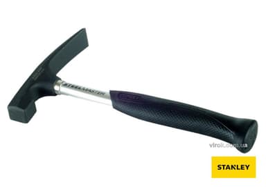 Молоток муляра STANLEY "Steelmaster" : m=500 г, сталева ручка