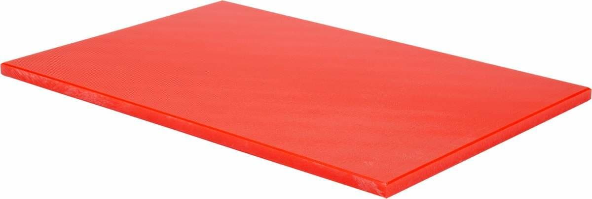 Дошка для нарізання кухонна, червона; 450х 300х 13 мм