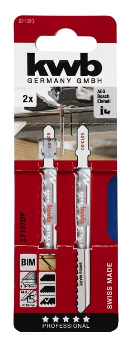 Полотна для лобзика, Bi-Metal, T127DF, 2 шт, KWB (621320)