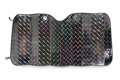 Шторка сонцезахисна 145х70см срібляста з візерунком 12 Atelie