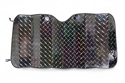 Шторка сонцезахисна 145х70см срібляста з візерунком 12 Atelie