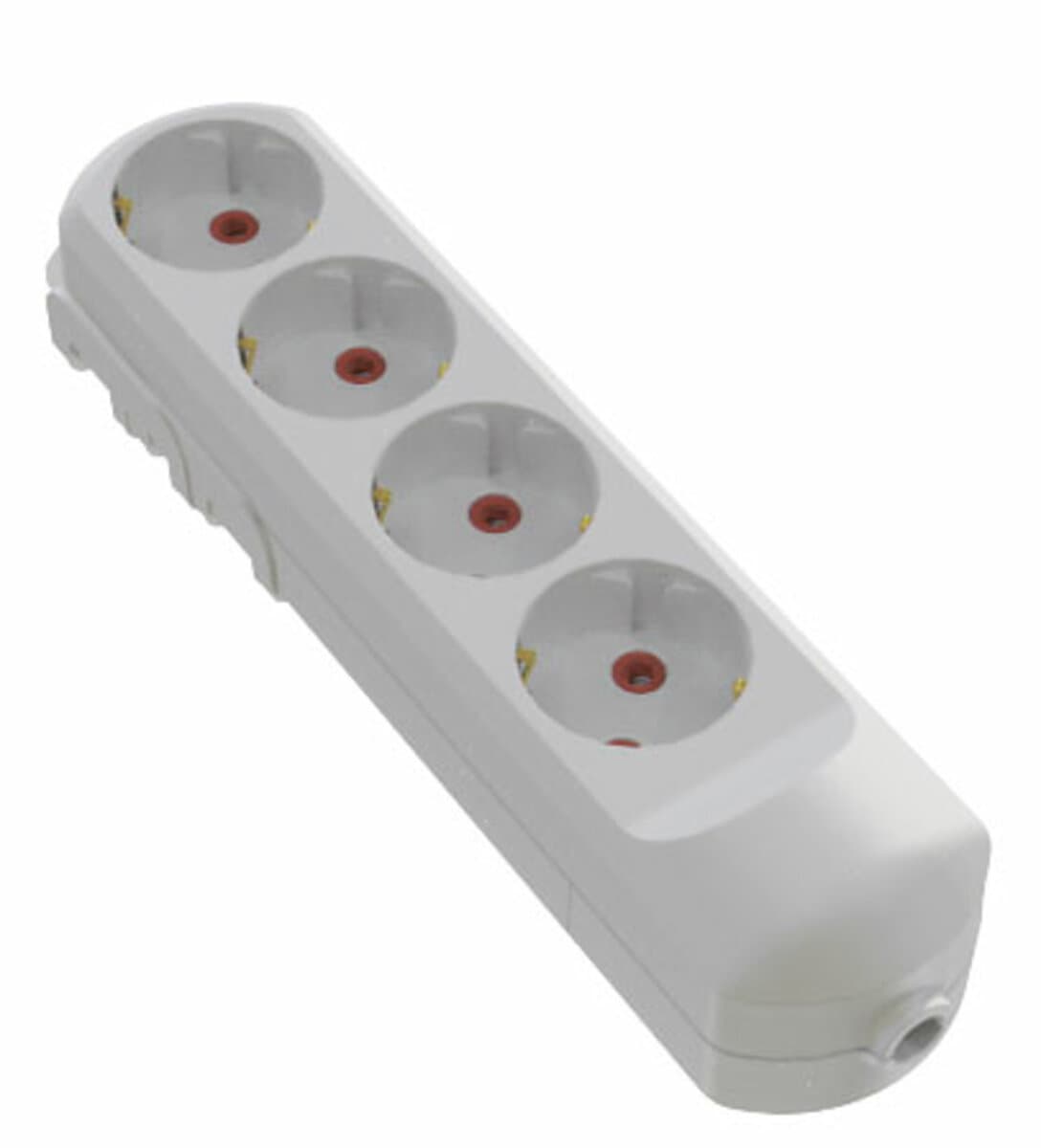 Колодка мережева VIROK: з 4 гніздами із заземленням