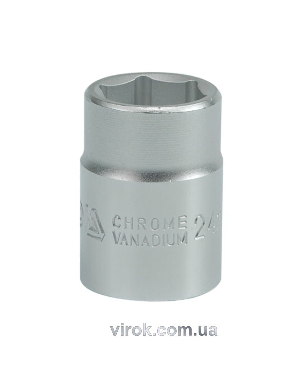 Головка торцева 6-гранна YATO : квадрат 3/4", М= 24 мм, L= 50 мм [12/96]