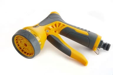 Пістолет-розпилювач прогумований 9 режимів з регулюванням потоку СИЛА