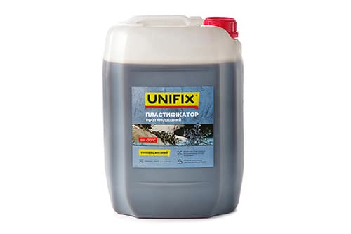 Пластифікатор універсальний протиморозний 12кг UNIFIX
