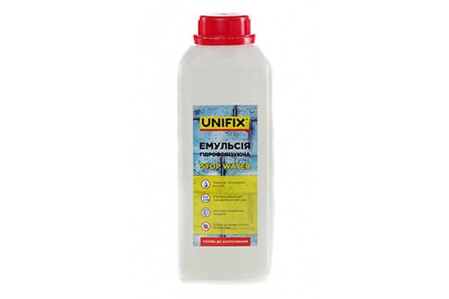 Емульсія гідрофобізуюча 1кг UNIFIX