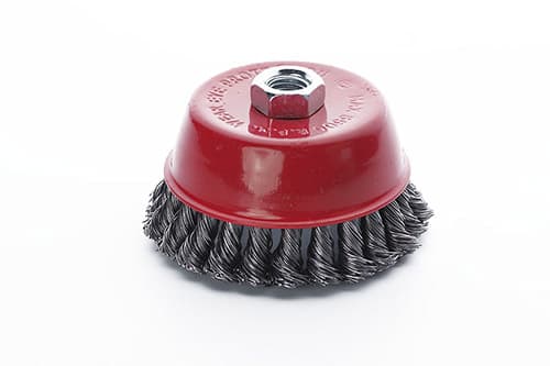 Щітка чаша сталеві витки 100мм (КШМ) APRO