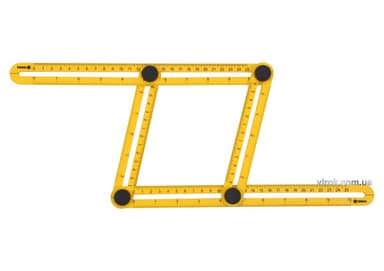 Шаблон - лінійка VOREL для перенесення вимірів, 25х12см. габ. 310 х 175 х 25 мм [20/60]