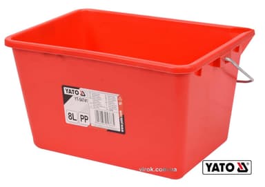 Відро для малярних робіт YATO : V= 8 л, з поділками літрів, пластикове [10]