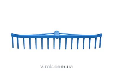 Граблі садові FLO 16-зубів пластмас. без ручки, l= 550 мм [10]