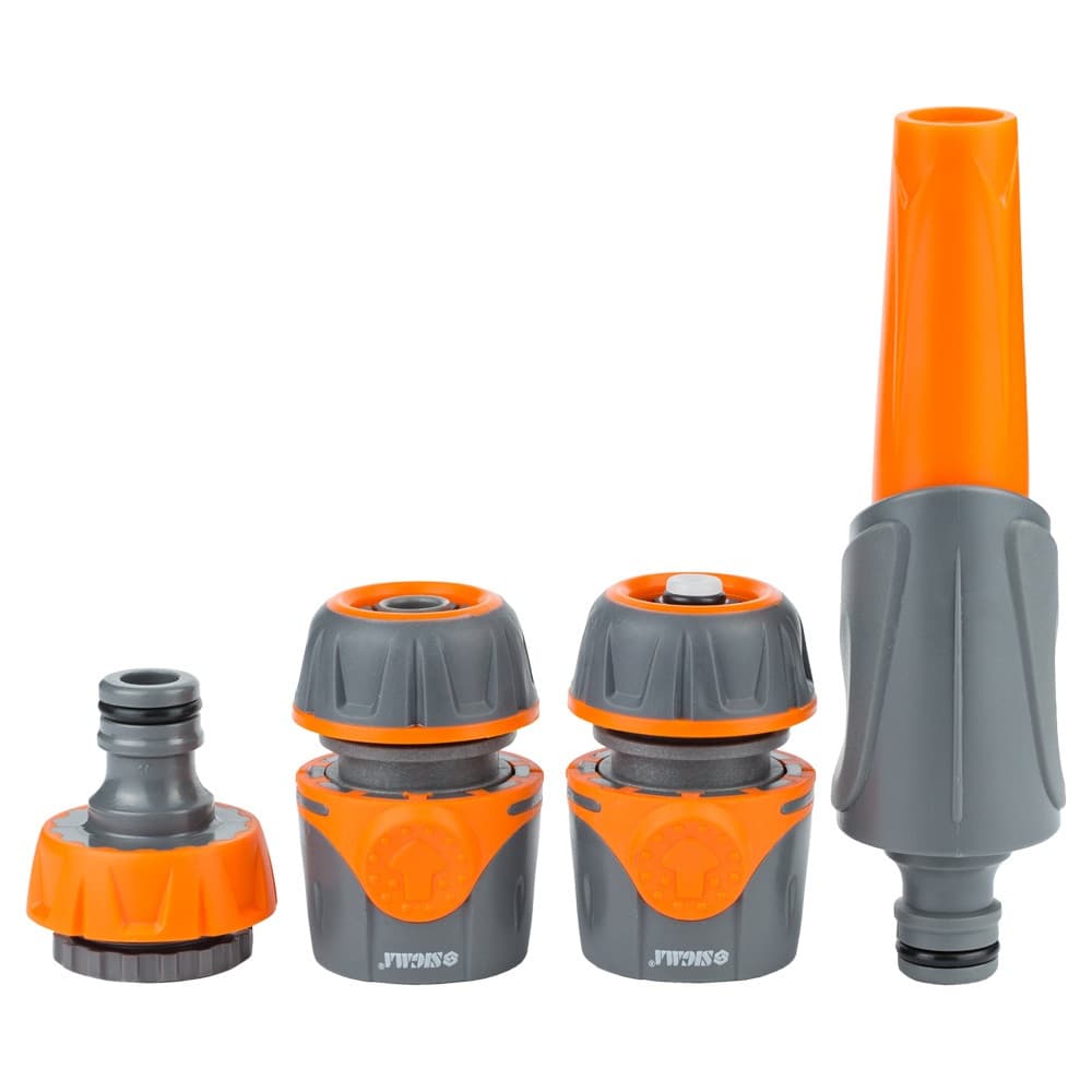 SIGMA Набір для поливання (насадка-розпилювач 2реж, 2 конектори 1/2", адаптер (ABS+TPR)