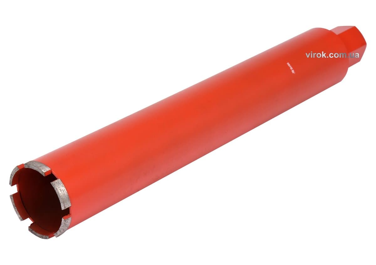 Свердло корончате по каменю, бетону YATO: Ø=68мм, l=430мм, з алмазн. пругами, хвостовик- М32 [8/160]