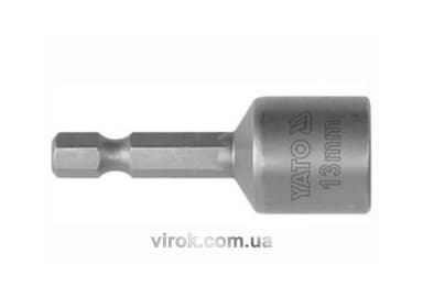 Насадка торцева магнітна 6-гранна YATO : HEX М8 x 48 мм. HEX Ø= 1/4" [200/600]