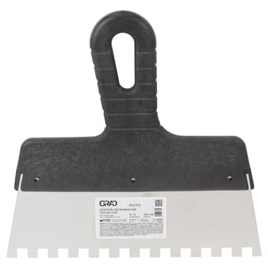 Шпатель зубчастий (нержавіючий) 200мм 8×8 GRAD (8321355)