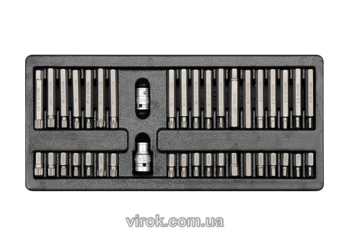 Вклад до інструментальної шафи YATO, Набір спец. біт 40шт. [8]