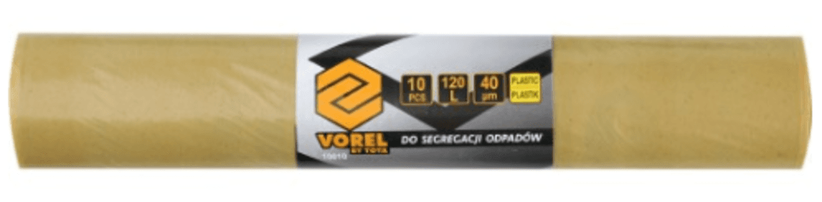 Торбинки для пластмасових відходів VOREL, 60 л. 15 шт [30]