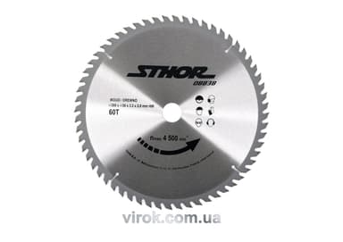 Диск пильний по дереву STHOR. Ø= 300/30 мм, h= 3,2 мм, 60 зубів(DW)