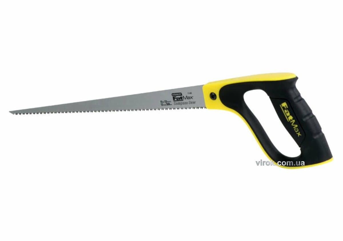 Ножівка по дереву, пластику STANLEY "FatMax"; l= 300 мм, 9 зуб/1"
